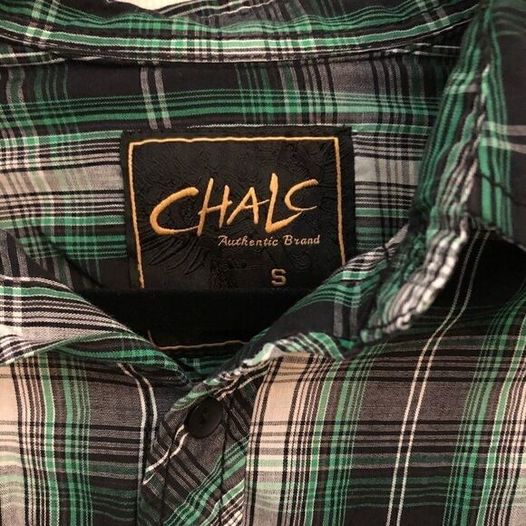 Mens Chalc Authentic Brand western button down shirt - Picture 5 of 10